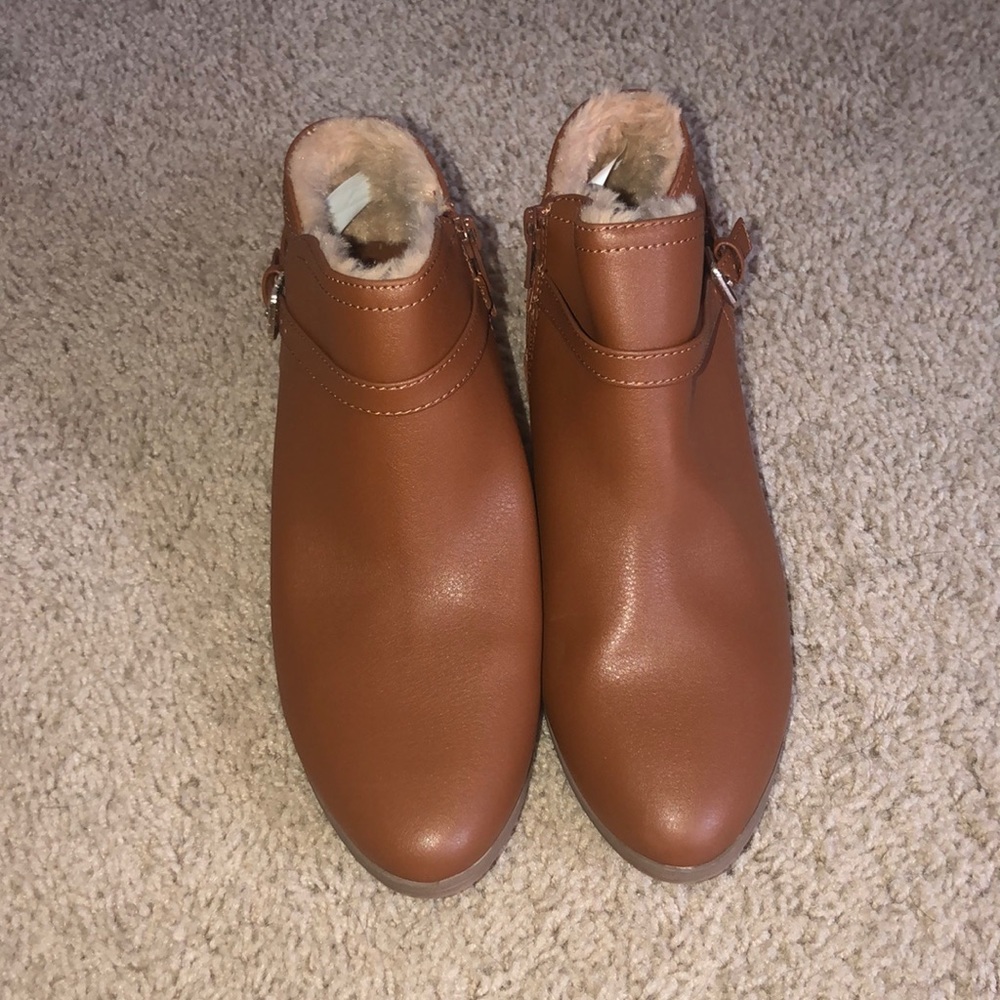Fur booties